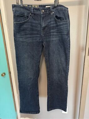 Men's Straight Dark TK Axel Jeans - Classic Five-Pocket Style